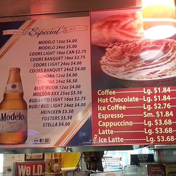 Len's Papaya - a menu for the restaurant - Street Vendors Near Me - Manhattan, New York