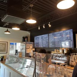 Serving ice cream and coffees and breakfast items. Serving ice cream and coffees and breakfast items.