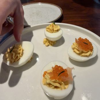 Crush'd Wine Bar Kitchen - Deviled eggs - New American Near Me - Danville, California Crush'd Wine Bar Kitchen - Deviled eggs - New American Near Me - Danville, California
