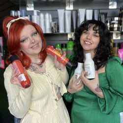 Malcolm's Haircutters - Our staff, Katie and Skyler