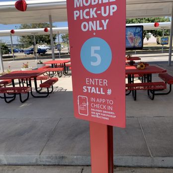Sonic Drive-In - New mobile pickup only stalls - Burgers Near Me - Haslet, Texas