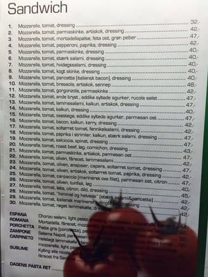 Menu photo 2 Hos Nicola Copenhagen, 84
