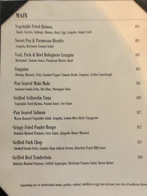 Menu photo 7 High Thyme Cuisine Sullivans Island, SC