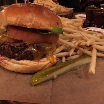 The Bar - Pub burger with skinny fries - New American Near Me - Lake Forest, Illinois The Bar - Pub burger with skinny fries - New American Near Me - Lake Forest, Illinois