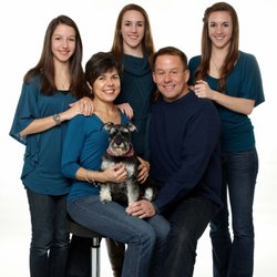 Your Best Friends Pet Sitters - Loving family and their pet.