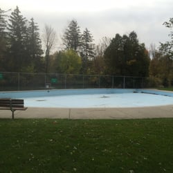 Glen Park - The wading pool(empty, but fun for kids during warmer months!)