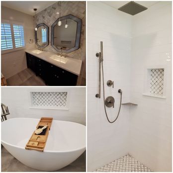 AR Custom Builders - Complete remodeled bathroom. - General Contractors Near Me