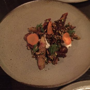 Boka - 1st app - signature carrot dish. Perfection - I have seriously never tasted carrots this good. - New American Near Me - Chicago, Illinois Boka - 1st app - signature carrot dish. Perfection - I have seriously never tasted carrots this good. - New American Near Me - Chicago, Illinois