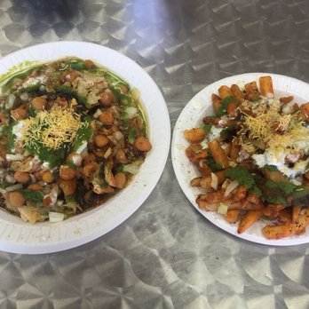Bombay Chowpatty - Samosa Chaat Masala Fries Both really yummy - Indian Near Me - Toronto, Ontario Bombay Chowpatty - Samosa Chaat Masala Fries Both really yummy - Indian Near Me - Toronto, Ontario