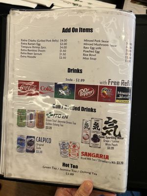 Menu photo 8 Sato Ramen House Pasadena, CA