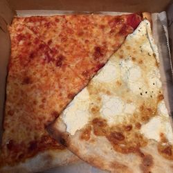 Tony's Pizza & Restaurant - 2 plain slice and 1 white slice