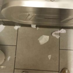 The nasty bathroom.