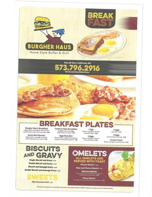 Menu photo 2 Burgher Haus California, MO Menu photo 2 Burgher Haus California, MO