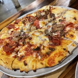 Triple Meat Pizza