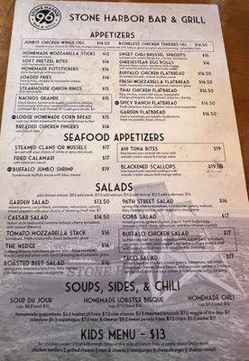 Menu photo 2 Stone Harbor Bar & Grill Stone Harbor, NJ Menu photo 2 Stone Harbor Bar & Grill Stone Harbor, NJ