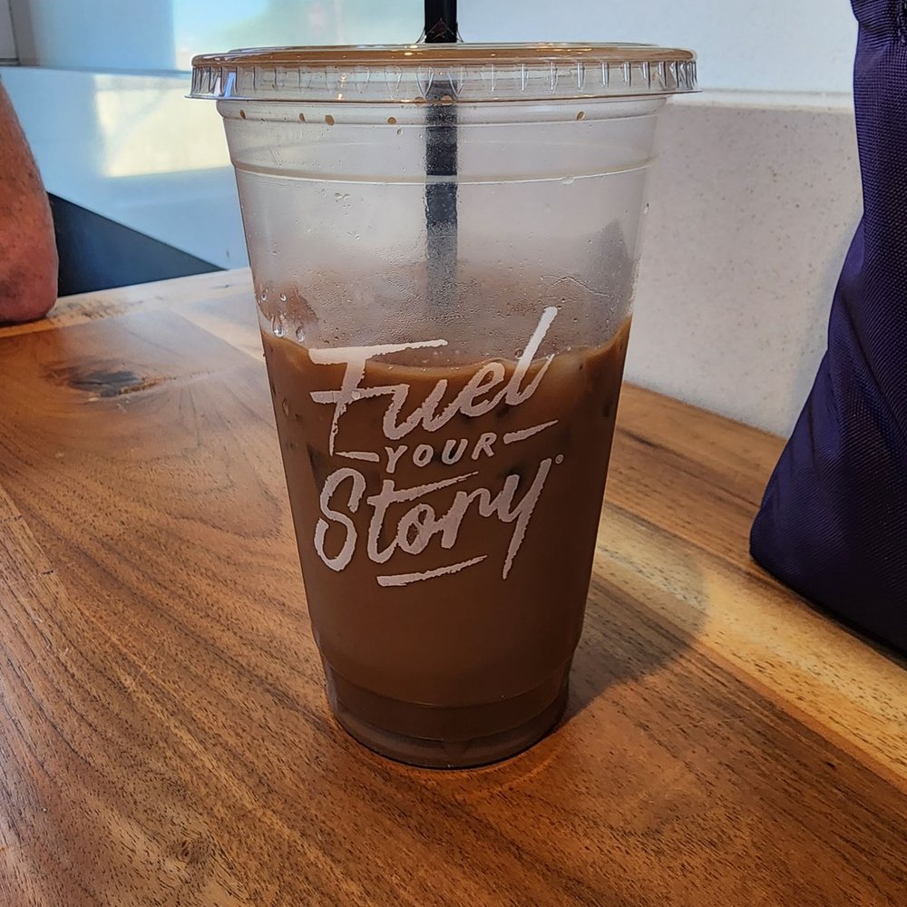 Caramel truffle iced coffee Caramel truffle iced coffee