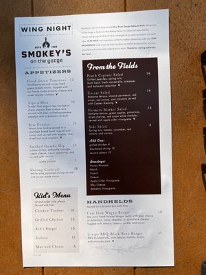 Menu photo 7 Smokey’s on the Gorge Victor, WV Menu photo 7 Smokey’s on the Gorge Victor, WV
