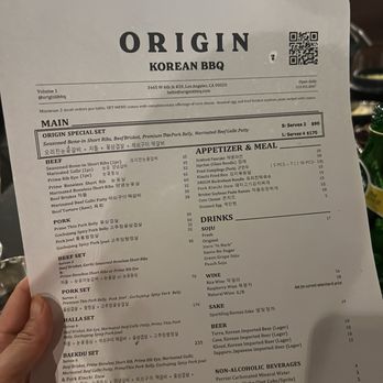 Origin Korean BBQ - Korean Near Me - Los Angeles, California