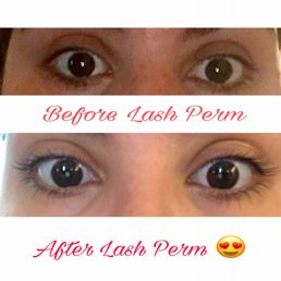 Pardon my crazy eyes...these are my lash perm results Pardon my crazy eyes...these are my lash perm results
