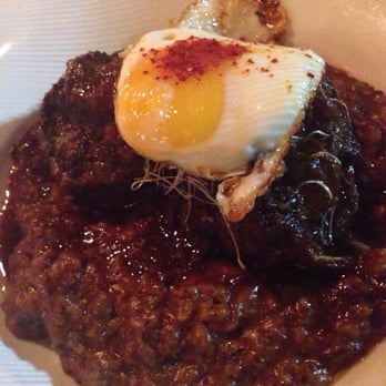 FINKA Table & Tap - Oxtails & Risotto with sunny-side up eggs (add-on) - Asian Fusion Near Me - Miami, Florida FINKA Table & Tap - Oxtails & Risotto with sunny-side up eggs (add-on) - Asian Fusion Near Me - Miami, Florida