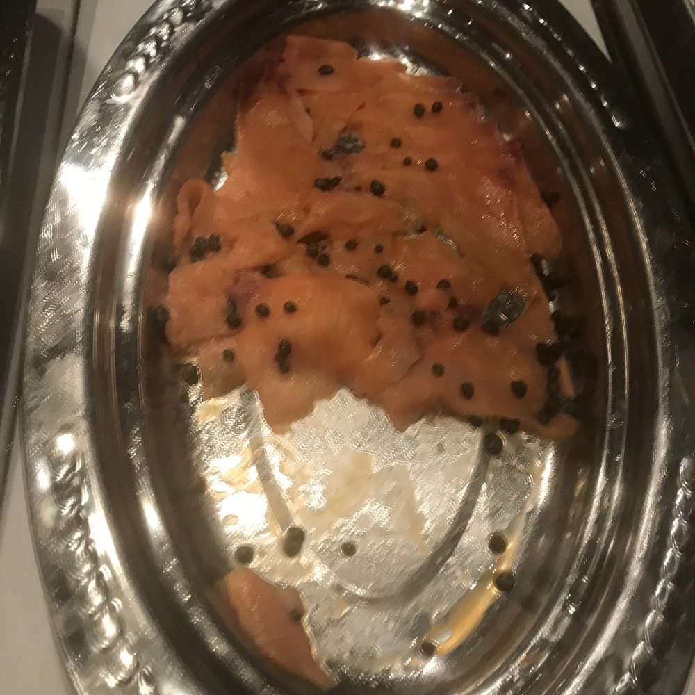 Terra Gaucha - Smoked salmon with capers. - Brazilian Near Me - Tampa, Florida Terra Gaucha - Smoked salmon with capers. - Brazilian Near Me - Tampa, Florida