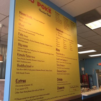 Ono Poke - Wall's menu - Hawaiian Near Me - Memphis, Tennessee