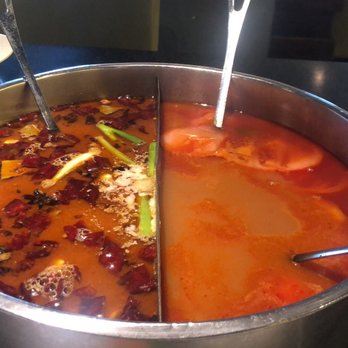Happy Lamb Hot Pot - Newly added tomato soup base. - Mongolian Near Me - Edison, New Jersey