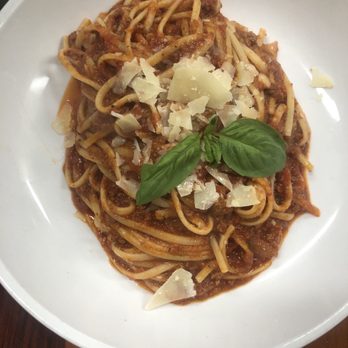 Carmela's Cucina - Fettuccine bolognese - Pizza Near Me - Cambridge, Maryland