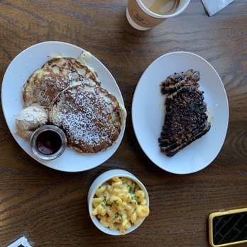 Good Lookin' - Kid's Pancakes, Side of Steak, Side of Macaroni, Drip Coffee - Breakfast & Brunch Near Me - Omaha, Nebraska