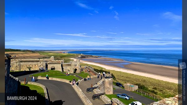 Bamburgh Castle by null