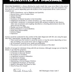 In Touch Well-Being LLC - Massage Benefits Patients with Multiple Sclerosis Disease (By In Touch Well Being)