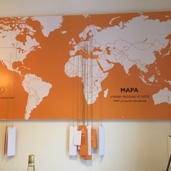 Muzeum medoviny - Neat map displaying the different meaderies in the world - Museums Near Me - Prague, Puerto Rico