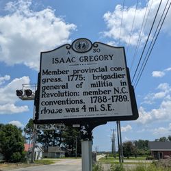 Isaac Gregory Historical Marker - Isaac Gregory Historical Marker, Camden