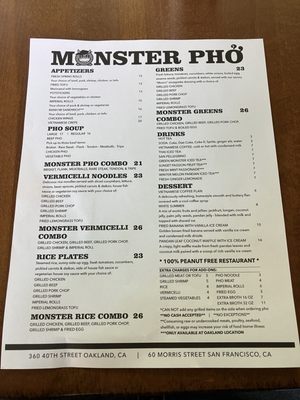 Menu photo 8 Monster Pho Oakland, CA Menu photo 8 Monster Pho Oakland, CA