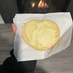 Butter frosted orange cookie