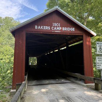 Bakers Camp Covered Bridge - Landmarks & Historical Buildings Near Me - Bainbridge, Indiana