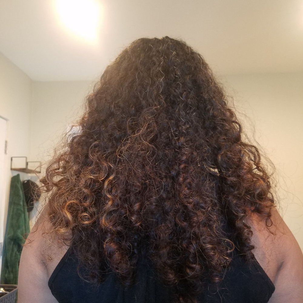 Before. No salon visits for over a year Before. No salon visits for over a year