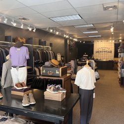Classic Menswear by Gary Michaels - View of the store and suits
