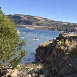 Lake Roosevelt Adventures - We brought paddle boards and tubes for inspecting and playing around the shorelines.