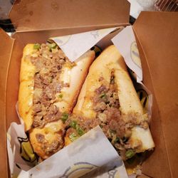 Retro Cheesesteaks and Tenders - Chopped prime rub cheesesteak