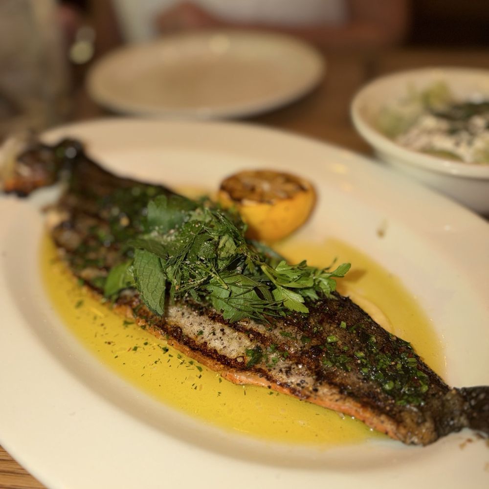 Dunsmoor - Grilled Mt. Lassen Trout - American Near Me - Los Angeles, California Dunsmoor - Grilled Mt. Lassen Trout - American Near Me - Los Angeles, California