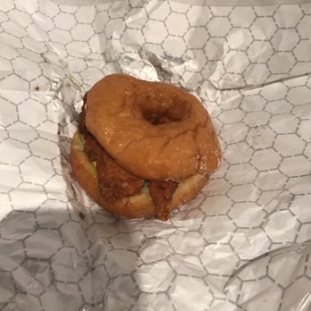 Do-Rite Donuts & Chicken - Chicken sandwich on a donut. Yolo ‍ - Donuts Near Me - Chicago, Illinois