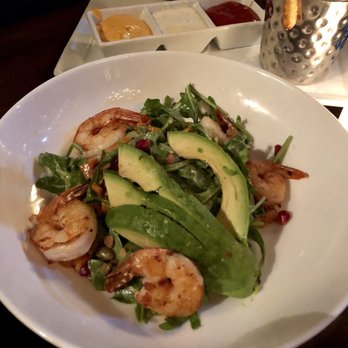 Juniper Bar - Arugula salad with shrimp - Cocktail Bars Near Me - New York, New York