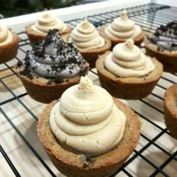 Cameron Bakeries - Chocolate chip cookie cups with peanut butter or Oreo filling, both are very tasty.