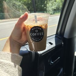 William Patrick's Coffee - Iced dirty chai (2 shots)