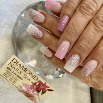 Diamond Nails Spa - Custom nail design for my birthday! - Nail Salons Near Me - Murrieta, California Diamond Nails Spa - Custom nail design for my birthday! - Nail Salons Near Me - Murrieta, California