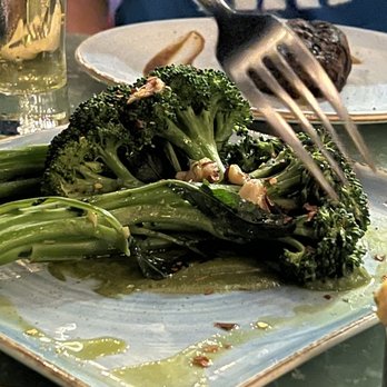 Rusty Pelican - Miami - Grilled Broccoli and Broccolini - Seafood Near Me - Key Biscayne, Florida Rusty Pelican - Miami - Grilled Broccoli and Broccolini - Seafood Near Me - Key Biscayne, Florida