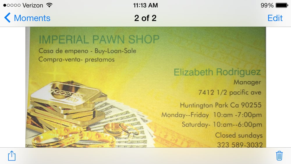 IMPERIAL PAWN SHOP Updated August 2024 7412 1/2 Pacific Blvd