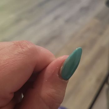 Phenomenail Salon - Old polish still showing here (i had white nails last) - Nail Salons Near Me - Dublin, California