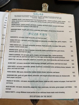 Menu photo 1 Harmony Brewing Company Grand Rapids, MI